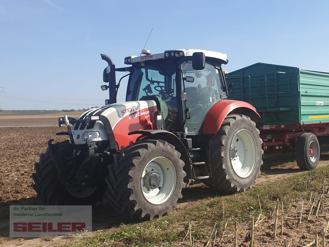 Steyr Profi 4130 CVT + Frontlader Q56 - Traktorius: foto 1 Steyr Profi 4130 CVT + Frontlader Q56 - Traktorius: foto 1
