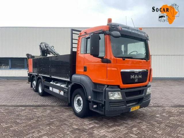 MAN TGS 26.320 6x2 Euro 5 met verrijdbare 14.000 R2 Kennis kraan '2008' met stempels - Sunkvežimis su kranu: foto 1 MAN TGS 26.320 6x2 Euro 5 met verrijdbare 14.000 R2 Kennis kraan '2008' met stempels - Sunkvežimis su kranu: foto 1