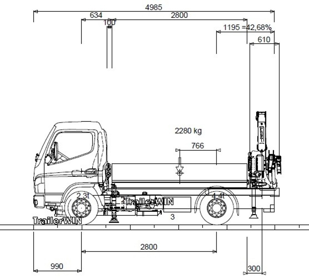 FUSO 6S15 Pritsche 2.8m Heckkran 4xhydr+1xman. Funk! - Bortinis automobilis: foto 1 FUSO 6S15 Pritsche 2.8m Heckkran 4xhydr+1xman. Funk! - Bortinis automobilis: foto 1