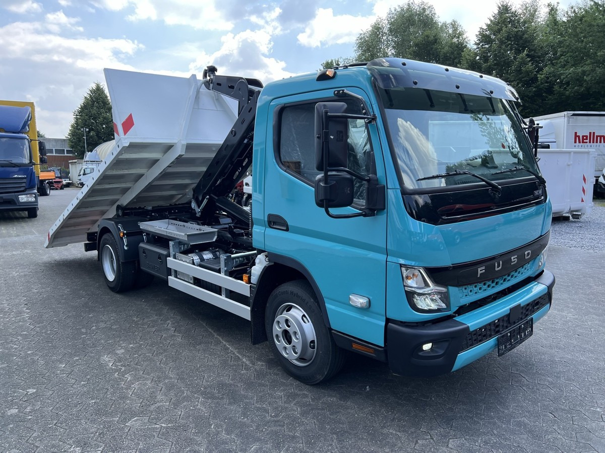 FUSO Canter FUSO 9C18 City Abrollkipper Krokbil Color - Hook-lift sunkvežimis, Sunkvežimis su kranu: foto 3 FUSO Canter FUSO 9C18 City Abrollkipper Krokbil Color - Hook-lift sunkvežimis, Sunkvežimis su kranu: foto 3