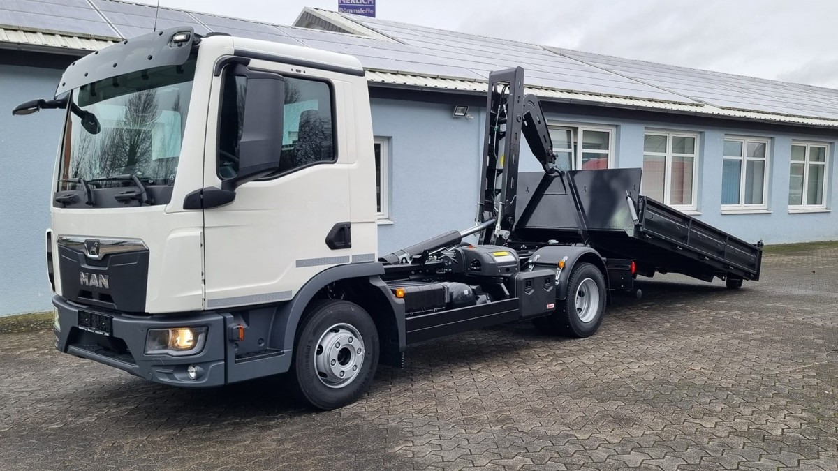 MAN TGL 12.220 BL NEU City Abrollkipper 8t TipMatic - Hook-lift sunkvežimis: foto 3 MAN TGL 12.220 BL NEU City Abrollkipper 8t TipMatic - Hook-lift sunkvežimis: foto 3
