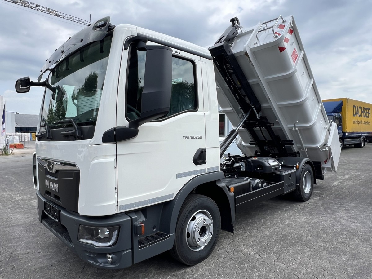 MAN TGL 12.250 BL NEU City Abrollkipper Tipmatik - Hook-lift sunkvežimis: foto 3 MAN TGL 12.250 BL NEU City Abrollkipper Tipmatik - Hook-lift sunkvežimis: foto 3