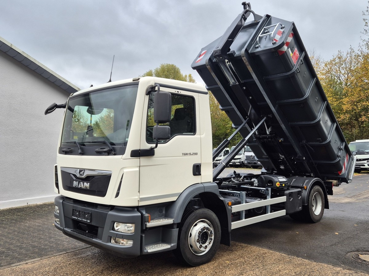 MAN TGM 15.290 BL Aut. Abrollkipper AHK - Hook-lift sunkvežimis: foto 2 MAN TGM 15.290 BL Aut. Abrollkipper AHK - Hook-lift sunkvežimis: foto 2