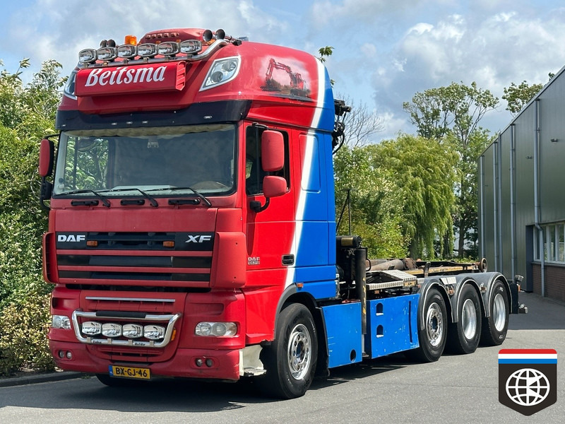 DAF FAK XF105 510 * MANUAL 16x ZF ** PALLFINGER PK20002 ** PALIFT HOOK 25t ** 8X2/4 - Sunkvežimis su kranu: foto 1 DAF FAK XF105 510 * MANUAL 16x ZF ** PALLFINGER PK20002 ** PALIFT HOOK 25t ** 8X2/4 - Sunkvežimis su kranu: foto 1