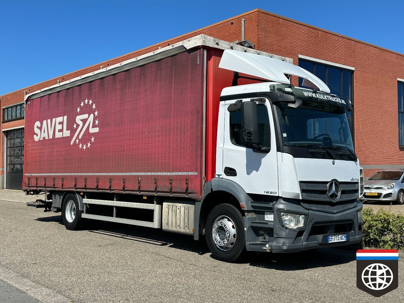 Tentinis sunkvežimis Mercedes-Benz ANTOS 1830 / CURTAIN SIDE / SLIDE ROOF / TAIL LIFT: foto 7