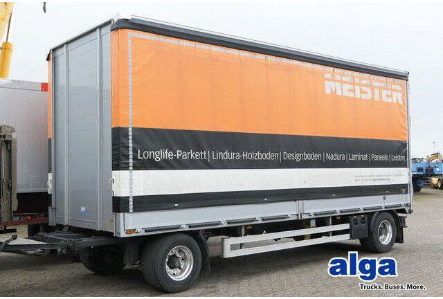 Dünschede PA 18/7, Jumbo, Bordwände, Alu-Felgen - Tentinė priekaba: foto 1 Dünschede PA 18/7, Jumbo, Bordwände, Alu-Felgen - Tentinė priekaba: foto 1