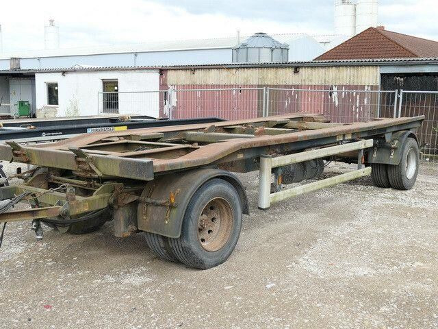 Huffermann HKA 18.70, Außenroller, Zwillingsreifen, BPW - Konteineris-vežimus/ Sukeisti kūną priekaba: foto 2 Huffermann HKA 18.70, Außenroller, Zwillingsreifen, BPW - Konteineris-vežimus/ Sukeisti kūną priekaba: foto 2