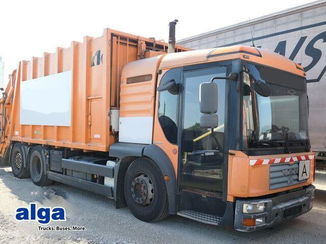 MAN 26.350 TGA/Haller 24 m³./Klima/4 Sitze - Šiukšliavežis: foto 1 MAN 26.350 TGA/Haller 24 m³./Klima/4 Sitze - Šiukšliavežis: foto 1