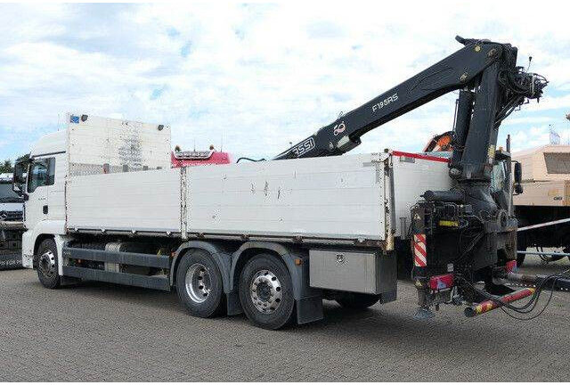 MAN 26.440 TGS LL 6x2, Kran Fassi F195AS.22, AHK, AC - Platforminis/ Bortinis sunkvežimis: foto 3 MAN 26.440 TGS LL 6x2, Kran Fassi F195AS.22, AHK, AC - Platforminis/ Bortinis sunkvežimis: foto 3
