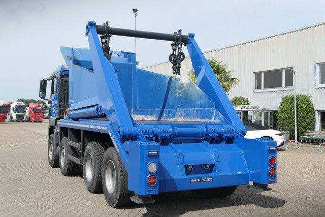 MAN 41.480 TGS 8x4, gr. Federpaket, 37tkm, 4-Achser - Nuožulnaus pakėlimo ant platformos sunkvežimis: foto 4 MAN 41.480 TGS 8x4, gr. Federpaket, 37tkm, 4-Achser - Nuožulnaus pakėlimo ant platformos sunkvežimis: foto 4