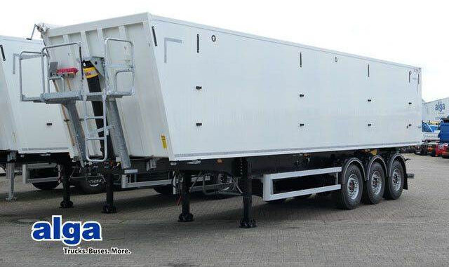 Mega Alu, 56m³, Kombitüren, Getreide, SAF, Luft-Lift - Savivartis puspriekabė: foto 1 Mega Alu, 56m³, Kombitüren, Getreide, SAF, Luft-Lift - Savivartis puspriekabė: foto 1