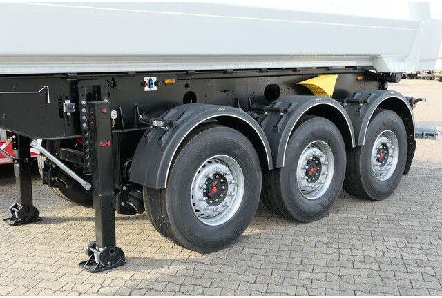 Mega MNW, Stahl, 25m³, Luft-Lift, anliegende Klappe - Savivartis puspriekabė: foto 4 Mega MNW, Stahl, 25m³, Luft-Lift, anliegende Klappe - Savivartis puspriekabė: foto 4