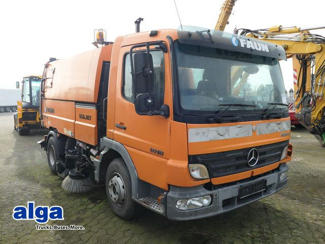 Mercedes-Benz 1018 Atego 4x2, Faun VIAJET 5R, Klima, 73tkm - Gatvių šlavimo mašina: foto 1 Mercedes-Benz 1018 Atego 4x2, Faun VIAJET 5R, Klima, 73tkm - Gatvių šlavimo mašina: foto 1