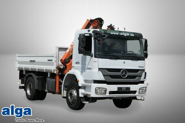 Mercedes-Benz 1829 K Axor, Atlas 116.3-A2L, AHK, Greifer,Klima - Savivartis sunkvežimis, Sunkvežimis su kranu: foto 1 Mercedes-Benz 1829 K Axor, Atlas 116.3-A2L, AHK, Greifer,Klima - Savivartis sunkvežimis, Sunkvežimis su kranu: foto 1