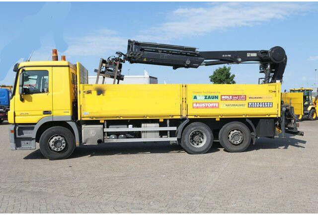 Mercedes-Benz 2536 Actros/MP3/HIAB 211DL/AHK/Klima - Platforminis/ Bortinis sunkvežimis: foto 4 Mercedes-Benz 2536 Actros/MP3/HIAB 211DL/AHK/Klima - Platforminis/ Bortinis sunkvežimis: foto 4