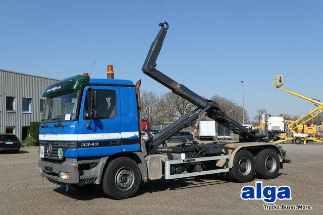 Mercedes-Benz 3343 Actros 6x4, Multilift LHS26056, Klima, AHK - Hook-lift sunkvežimis: foto 1 Mercedes-Benz 3343 Actros 6x4, Multilift LHS26056, Klima, AHK - Hook-lift sunkvežimis: foto 1