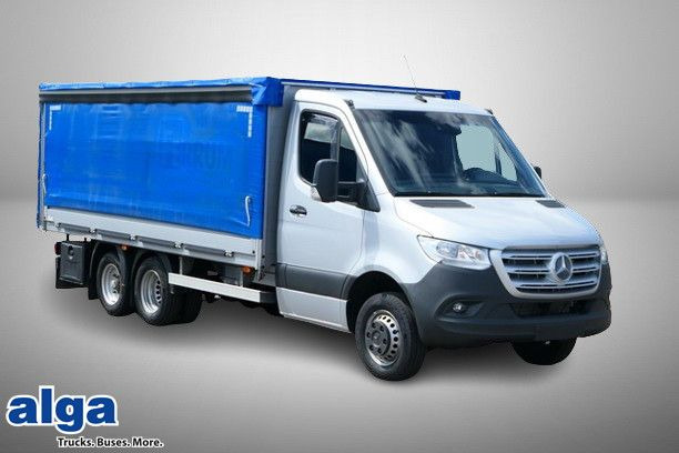 Mercedes-Benz 519 CDI Sprinter 6x2, 3.4to. NL, Klima, Navi - Tentinis mikroautobusas: foto 1 Mercedes-Benz 519 CDI Sprinter 6x2, 3.4to. NL, Klima, Navi - Tentinis mikroautobusas: foto 1