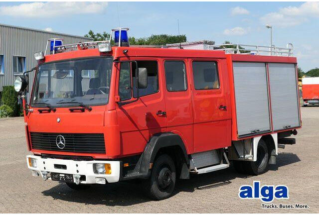 Mercedes-Benz 814 F/Feuerwehr/Pumpe/9 Sitze - Gaisrinė mašina: foto 1 Mercedes-Benz 814 F/Feuerwehr/Pumpe/9 Sitze - Gaisrinė mašina: foto 1
