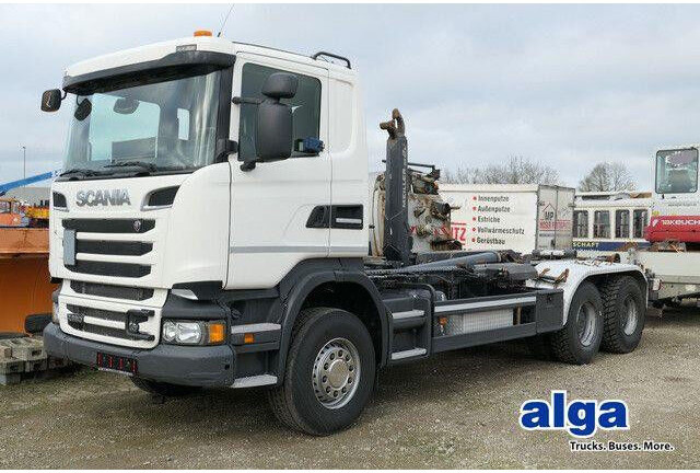 Scania R 580 6x4, V8-Motor, Meiller RS21, Retarder, AC - Hook-lift sunkvežimis: foto 1 Scania R 580 6x4, V8-Motor, Meiller RS21, Retarder, AC - Hook-lift sunkvežimis: foto 1