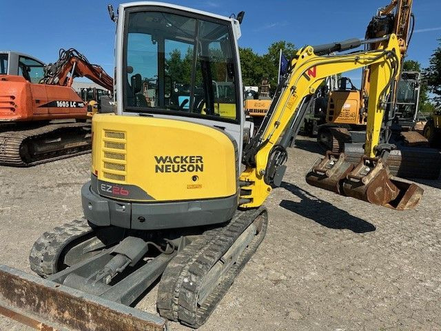 Wacker EZ 26, Hydr. S.W.S., 3x Löffel, Gummikette, TOP - Mini ekskavatorius: foto 4 Wacker EZ 26, Hydr. S.W.S., 3x Löffel, Gummikette, TOP - Mini ekskavatorius: foto 4