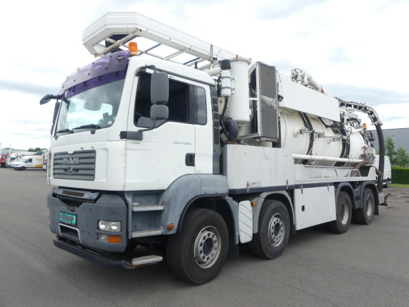 Camion Hydrocureur MAN (2008-201.882 km-VIN:WMAH39ZZ58L050583) - Asenizatorius: foto 2 Camion Hydrocureur MAN (2008-201.882 km-VIN:WMAH39ZZ58L050583) - Asenizatorius: foto 2