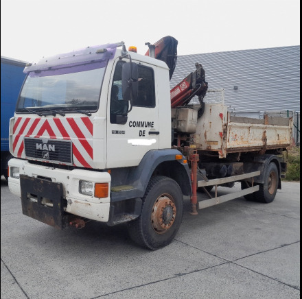 Camion municipal 4X4 avec grue et benne basculante MAN 19.264 - Savivartis sunkvežimis, Sunkvežimis su kranu: foto 5 Camion municipal 4X4 avec grue et benne basculante MAN 19.264 - Savivartis sunkvežimis, Sunkvežimis su kranu: foto 5