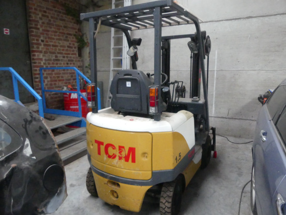 Chariot élévateur TCM FB15-6 - Elektrinis krautuvas: foto 1 Chariot élévateur TCM FB15-6 - Elektrinis krautuvas: foto 1