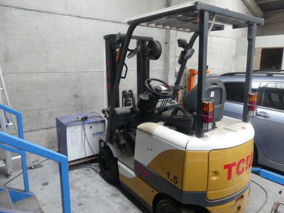 Chariot élévateur TCM FB15-6 - Elektrinis krautuvas: foto 2 Chariot élévateur TCM FB15-6 - Elektrinis krautuvas: foto 2