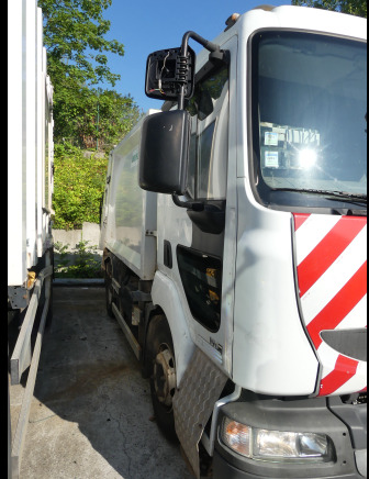 REF:1338 - Camion poubelle Renault Midlum 190DXI (2011-140.758 km) - Šiukšliavežis: foto 3 REF:1338 - Camion poubelle Renault Midlum 190DXI (2011-140.758 km) - Šiukšliavežis: foto 3