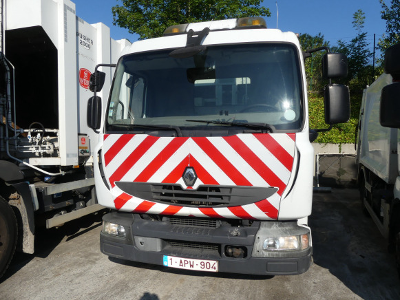 REF:1338 - Camion poubelle Renault Midlum 190DXI (2011-140.758 km) - Šiukšliavežis: foto 1 REF:1338 - Camion poubelle Renault Midlum 190DXI (2011-140.758 km) - Šiukšliavežis: foto 1