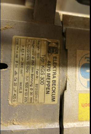 Scie à onglet Elektra Beckum KGS300 - Medžio apdirbimo staklės: foto 5 Scie à onglet Elektra Beckum KGS300 - Medžio apdirbimo staklės: foto 5