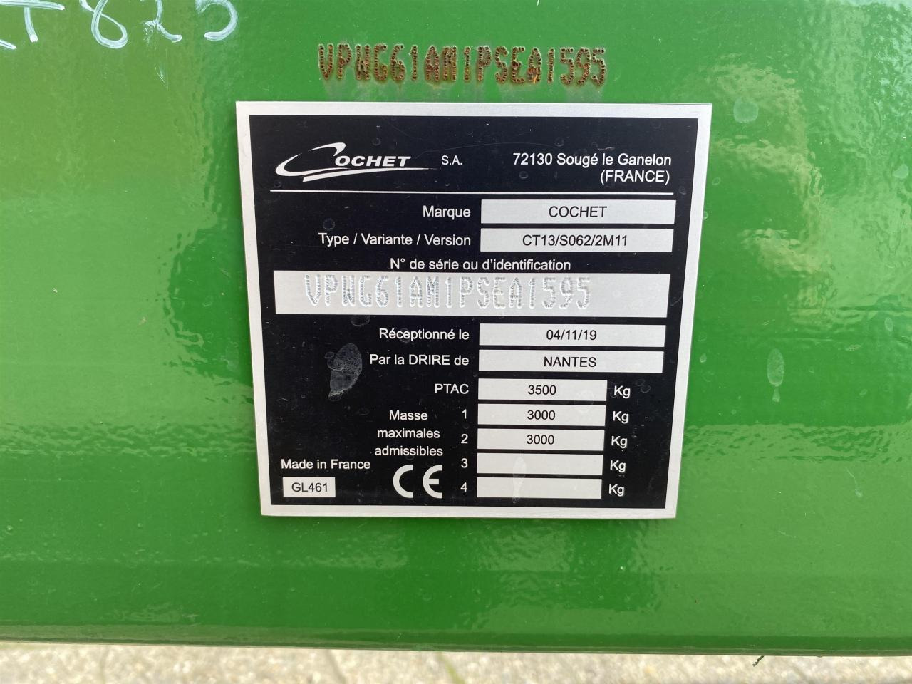 Cochet CT13/S062/2M11 - Grūdų pjaunamoji: foto 5 Cochet CT13/S062/2M11 - Grūdų pjaunamoji: foto 5