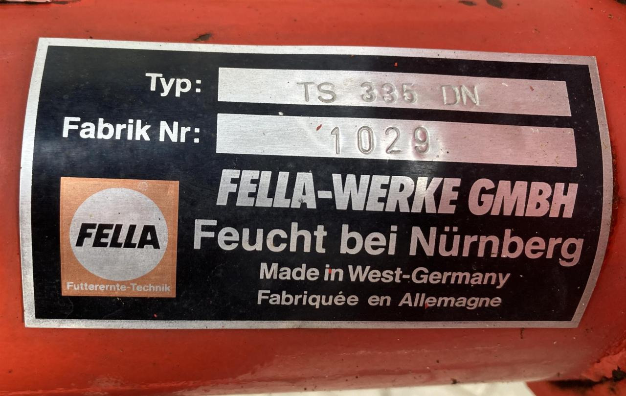 Šieno grėblys/ Vartytuvas Fella TS 335 DN: foto 8