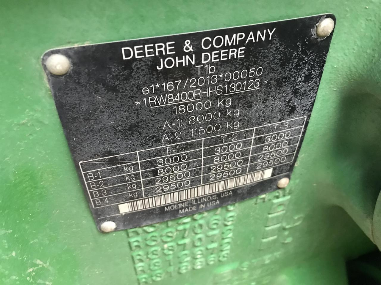 Traktorius John Deere 8400R: foto 11