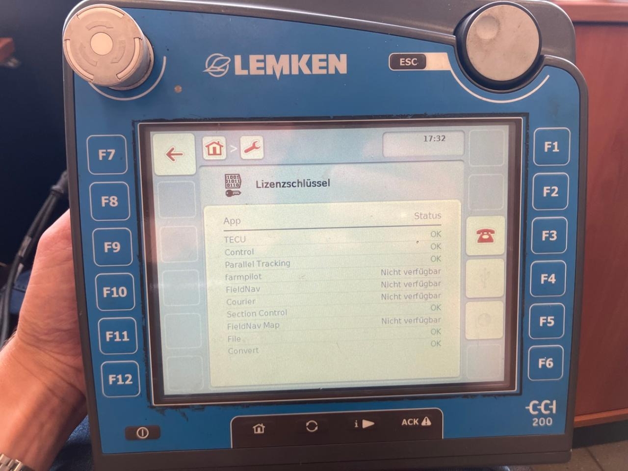 Lemken CCI200 - Navigacijos sistema - Žemės ūkio technika: foto 5 Lemken CCI200 - Navigacijos sistema - Žemės ūkio technika: foto 5