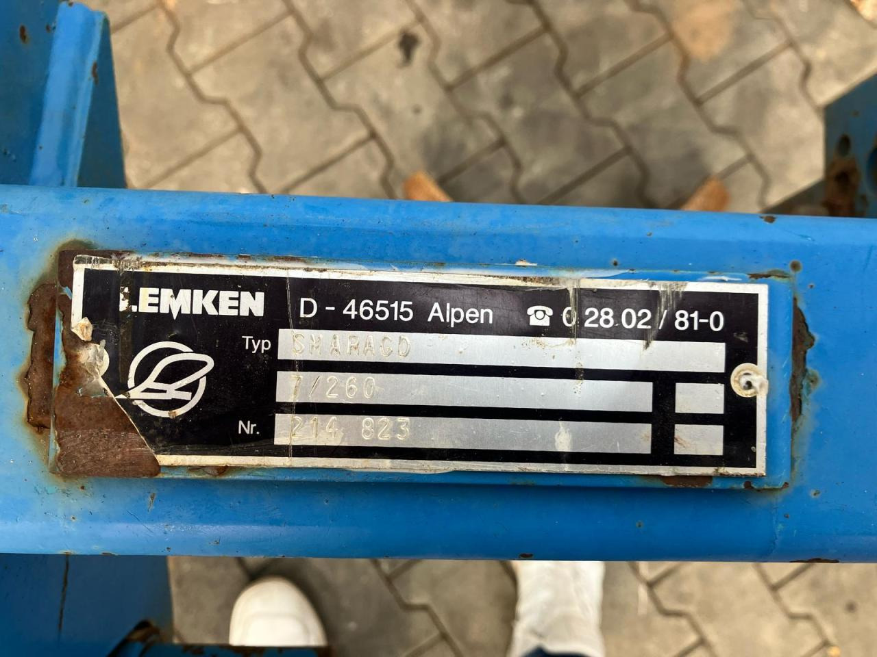 Lemken Smaragd 7-260 - Kultivatorius: foto 5 Lemken Smaragd 7-260 - Kultivatorius: foto 5