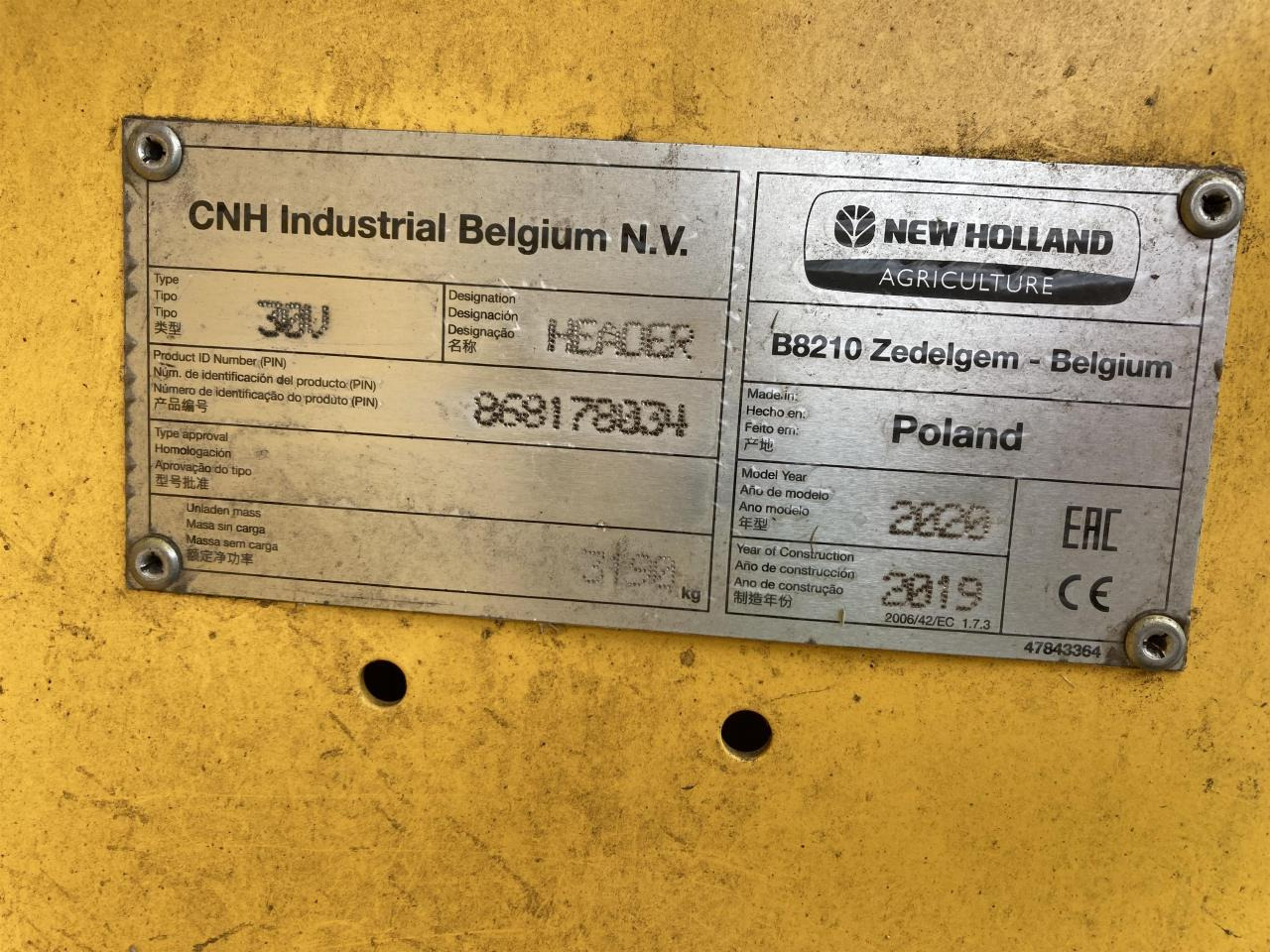 New Holland CX 8.90 - Derliaus nuėmimo kombainas: foto 5 New Holland CX 8.90 - Derliaus nuėmimo kombainas: foto 5