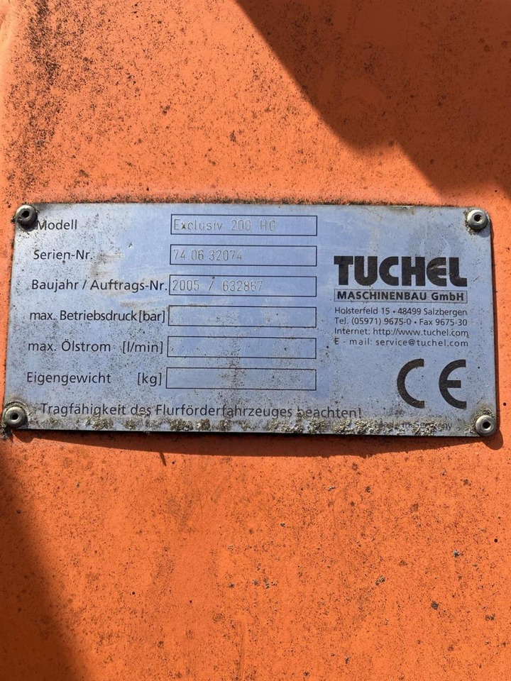 Tuchel Exclusiv 200 HG - Rotacinė šluota: foto 3 Tuchel Exclusiv 200 HG - Rotacinė šluota: foto 3