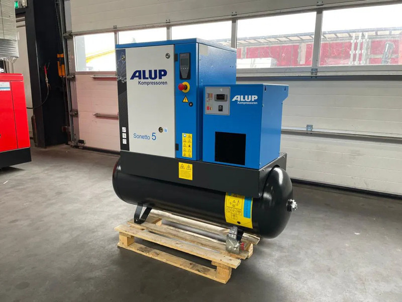 Alup Sonetto 5 + 200 Elektrische Schroefcompressor 4 kW 470 L / min 10 Bar met droger en ketel - Oro kompresorius: foto 4 Alup Sonetto 5 + 200 Elektrische Schroefcompressor 4 kW 470 L / min 10 Bar met droger en ketel - Oro kompresorius: foto 4