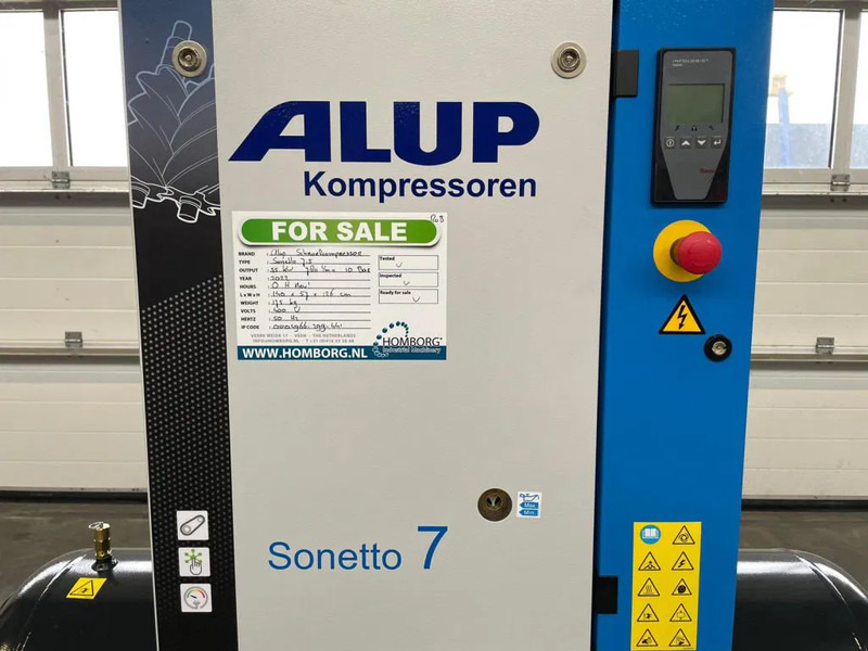 Alup Sonetto 7.5 + 200 Elektrische Schroefcompressor 5.5 kw 780 L / min 10 Bar - Oro kompresorius: foto 5 Alup Sonetto 7.5 + 200 Elektrische Schroefcompressor 5.5 kw 780 L / min 10 Bar - Oro kompresorius: foto 5