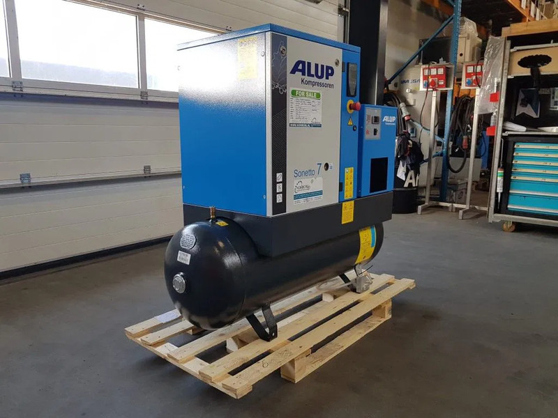 Alup Sonetto 7.5 + 200 Elektrische Schroefcompressor met ketel en droger 5.5 kW 750 L / min 10 Bar - Oro kompresorius: foto 2 Alup Sonetto 7.5 + 200 Elektrische Schroefcompressor met ketel en droger 5.5 kW 750 L / min 10 Bar - Oro kompresorius: foto 2