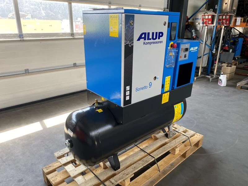 Alup Sonetto 9+ 270 Elektrische Schroefcompressor met ketel en droger 7.5 kW 980 L / min 10 Bar - Oro kompresorius: foto 2 Alup Sonetto 9+ 270 Elektrische Schroefcompressor met ketel en droger 7.5 kW 980 L / min 10 Bar - Oro kompresorius: foto 2