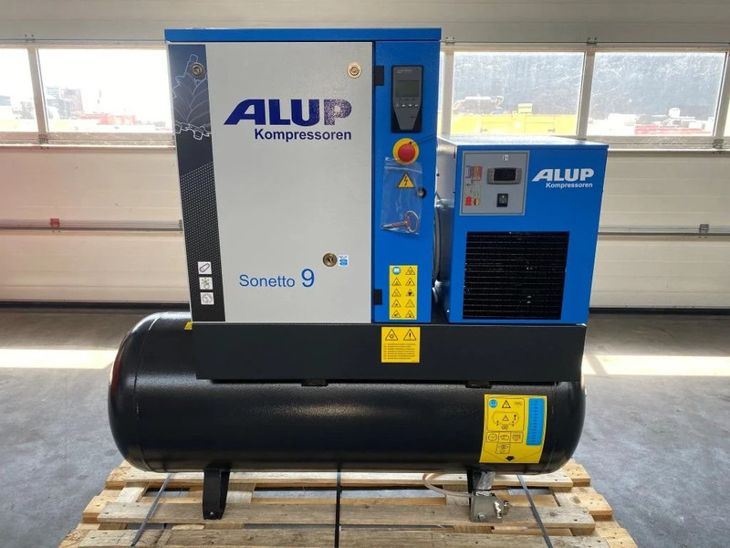 Alup Sonetto 9+ 270 Elektrische Schroefcompressor met ketel en droger 7.5 kW 980 L / min 10 Bar - Oro kompresorius: foto 1 Alup Sonetto 9+ 270 Elektrische Schroefcompressor met ketel en droger 7.5 kW 980 L / min 10 Bar - Oro kompresorius: foto 1