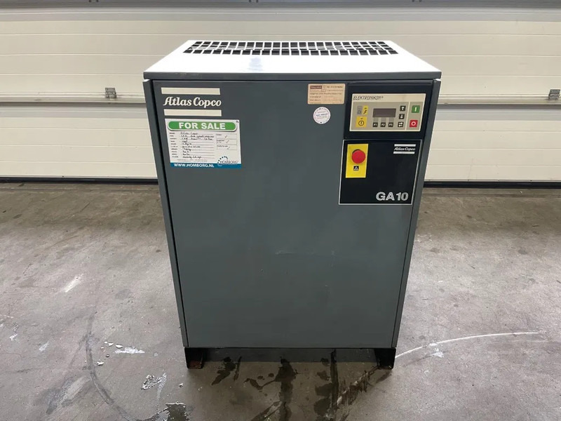 Atlas-Copco GA10 - 11 kW elektrische schroefcompressor - Oro kompresorius: foto 1 Atlas-Copco GA10 - 11 kW elektrische schroefcompressor - Oro kompresorius: foto 1