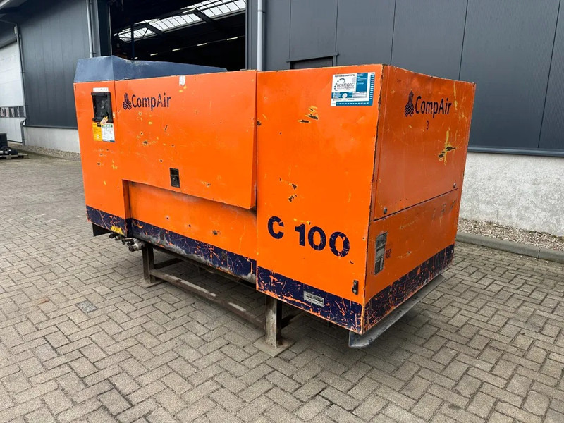 Compair C100 Mercedes OM 364 A 10.5 m3 / min 77 kW 7 Bar Silent Diesel Compressor - Oro kompresorius: foto 4 Compair C100 Mercedes OM 364 A 10.5 m3 / min 77 kW 7 Bar Silent Diesel Compressor - Oro kompresorius: foto 4