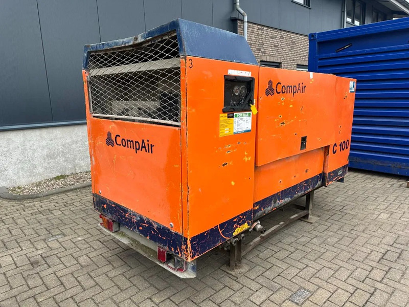 Compair C100 Mercedes OM 364 A 10.5 m3 / min 77 kW 7 Bar Silent Diesel Compressor - Oro kompresorius: foto 2 Compair C100 Mercedes OM 364 A 10.5 m3 / min 77 kW 7 Bar Silent Diesel Compressor - Oro kompresorius: foto 2