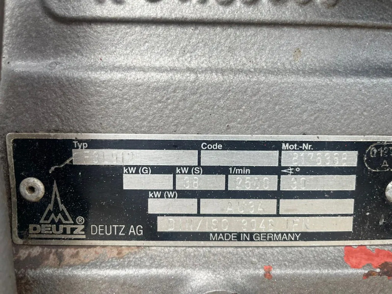 Deutz F3L 912 Motor 3 cilinder 38 kW 52 PK Diesel Motor - Variklis - Krovimo technika: foto 3 Deutz F3L 912 Motor 3 cilinder 38 kW 52 PK Diesel Motor - Variklis - Krovimo technika: foto 3