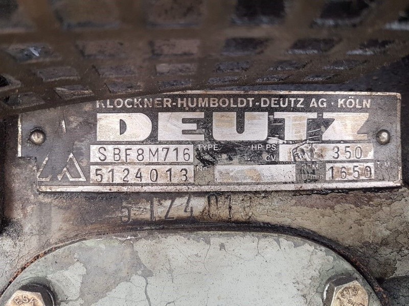 Deutz SBF8M716 Diesel motor 256 kW 350 PK Diesel engine - Variklis - Statybinė technika: foto 4 Deutz SBF8M716 Diesel motor 256 kW 350 PK Diesel engine - Variklis - Statybinė technika: foto 4