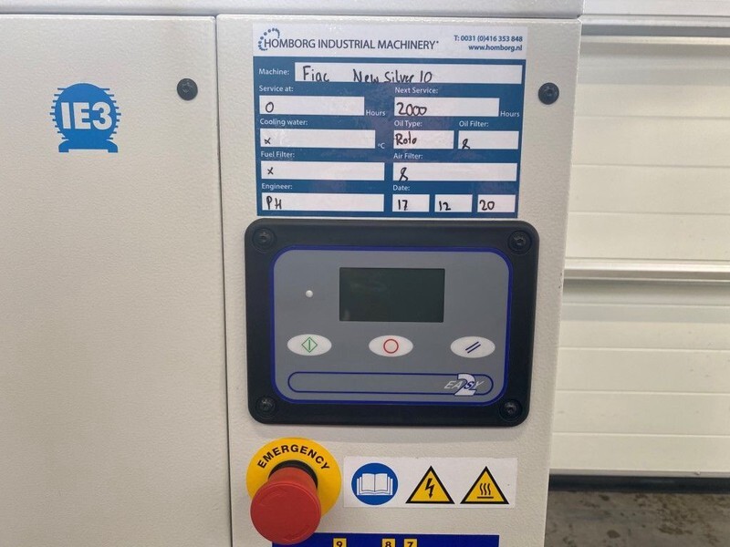 Fiac New Silver 10 Silent 7.5 kW 860 L / min 10 bar Elektrische Schroefcompressor - Oro kompresorius: foto 4 Fiac New Silver 10 Silent 7.5 kW 860 L / min 10 bar Elektrische Schroefcompressor - Oro kompresorius: foto 4