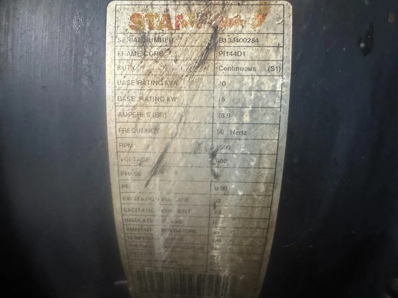 Hatz 2M41 Stamford 20 kVA generatorset - Elektrinis generatorius: foto 5 Hatz 2M41 Stamford 20 kVA generatorset - Elektrinis generatorius: foto 5